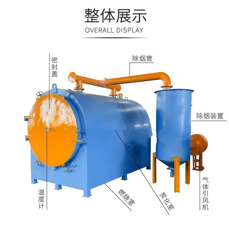 臥式炭化爐
